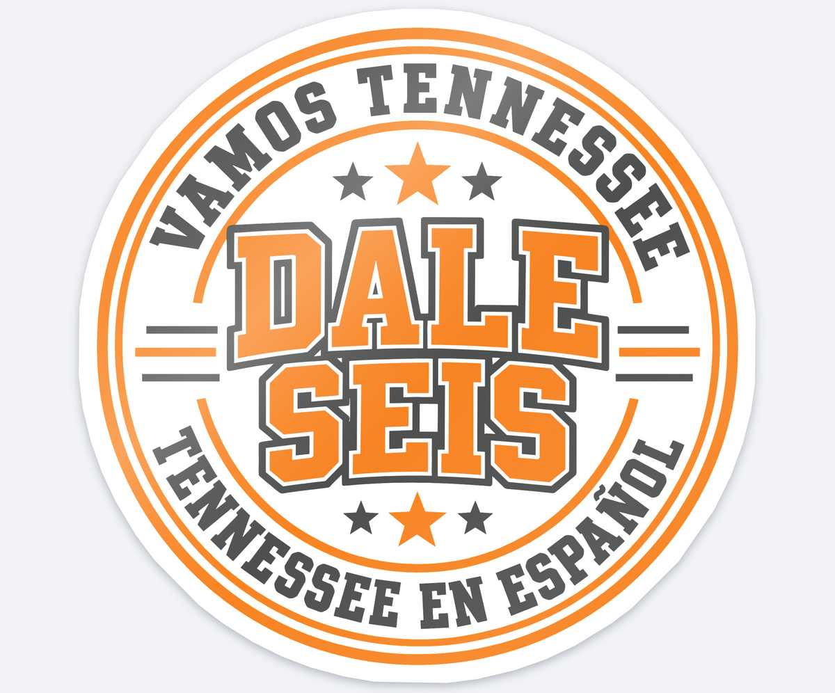 Dale Seis circle sticker