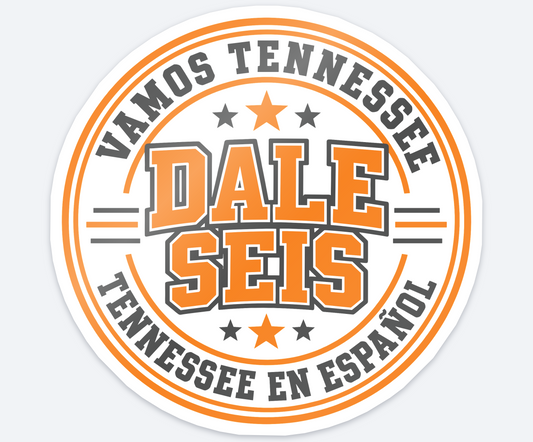 Dale Seis circle sticker