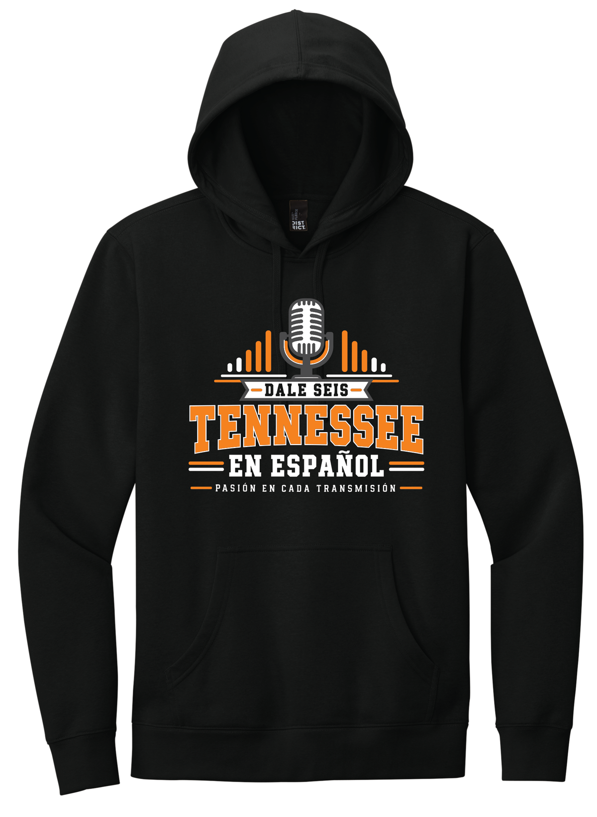 Dale Seis Tennessee en Español hoodie Black