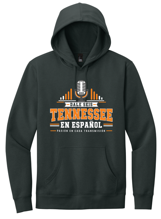 Dale Seis Tennessee en Español hoodie Charcoal